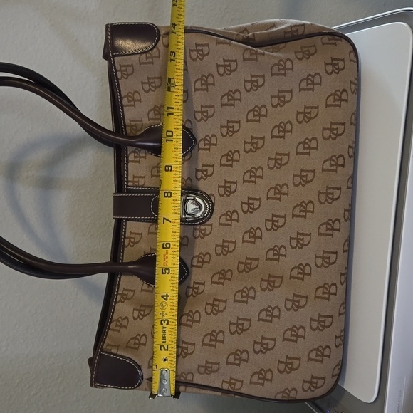 Dooney & Bourke Large Canvas Shoulder Tote Bag - Picture 15 of 17